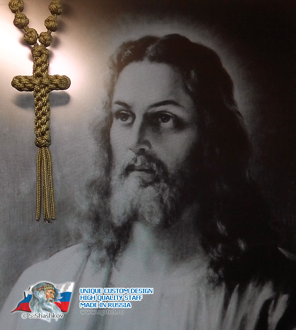 Russian rosary of paracord - «Jesus's age» 33 knot