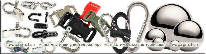 The Paracord Jig "Traveler Pro" is: you can work almost with any type of accessories for paracord